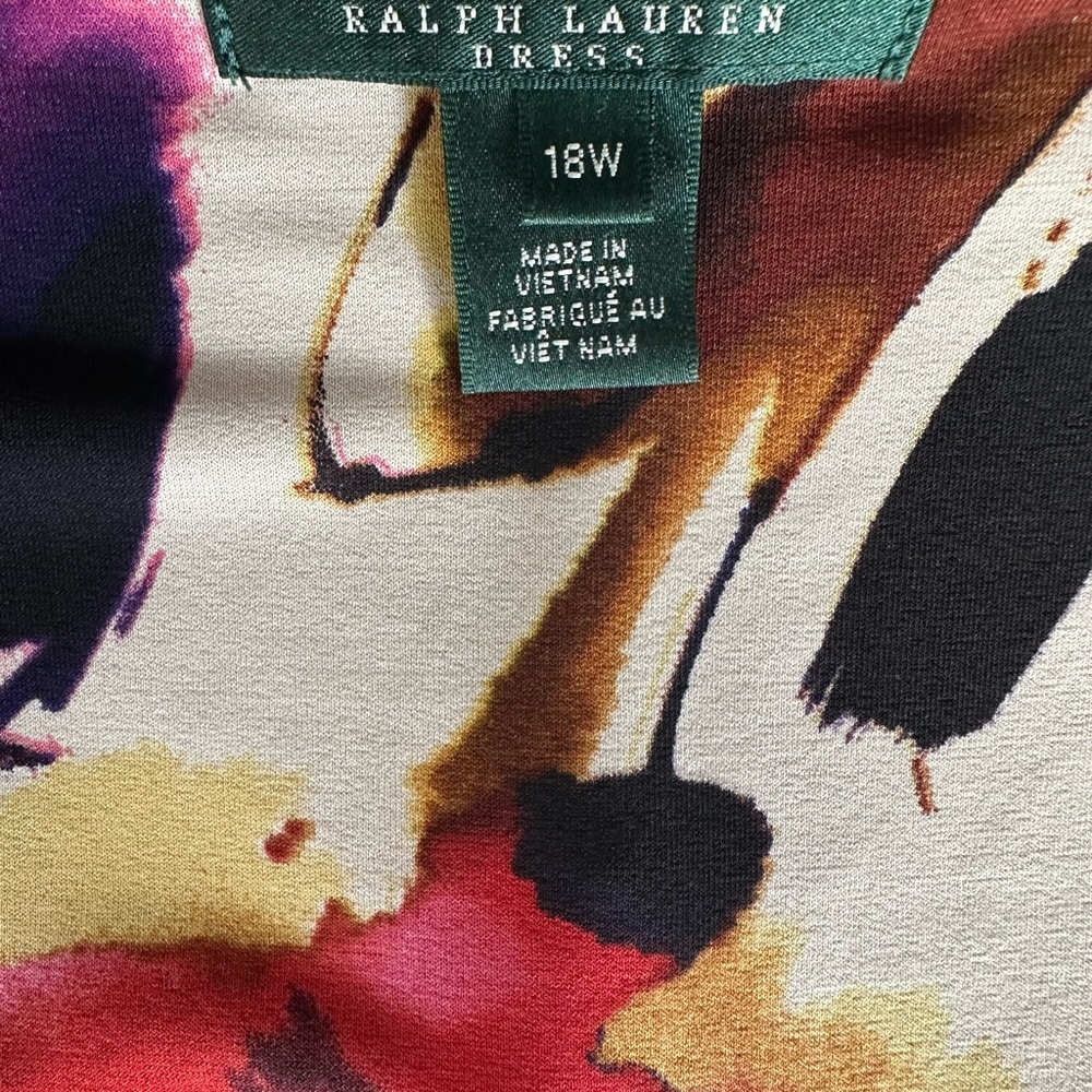 Ralph Lauren Multicolor Floral Midi Dress - Picture 3 of 3